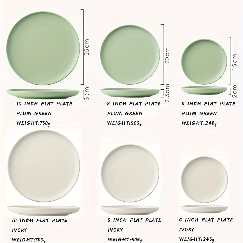 Nordic Style Ceramic Plate for Dining and Decor