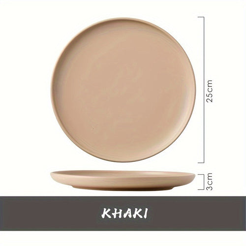 Nordic Style Ceramic Plate for Dining and Decor