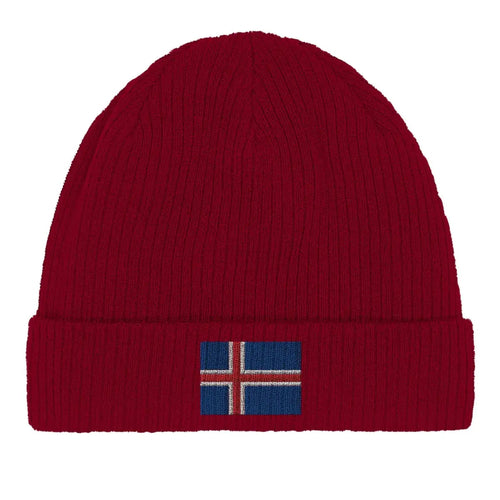 Bonnet en coton Drapeau de l'Islande
