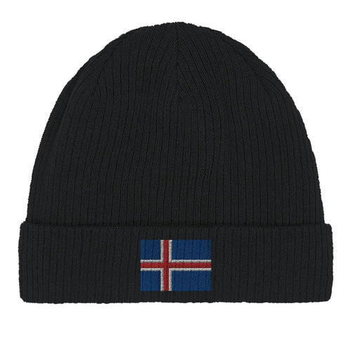 Bonnet en coton Drapeau de l'Islande