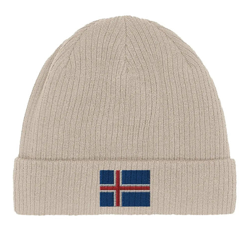 Bonnet en coton Drapeau de l'Islande