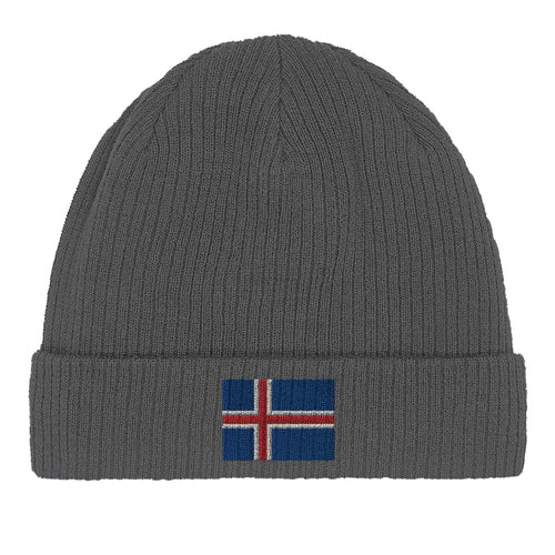 Bonnet en coton Drapeau de l'Islande