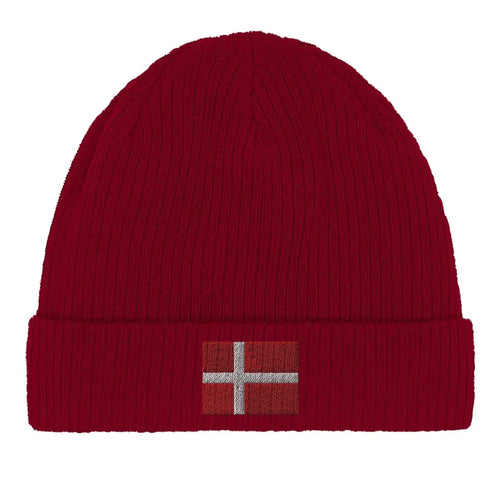 Bonnet en coton Drapeau du Danemark