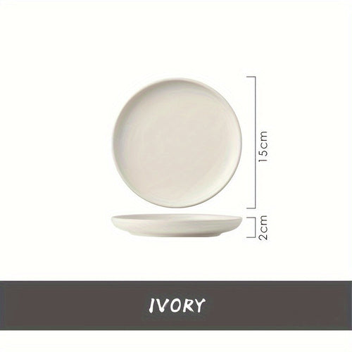 Nordic Style Ceramic Plate for Dining and Decor