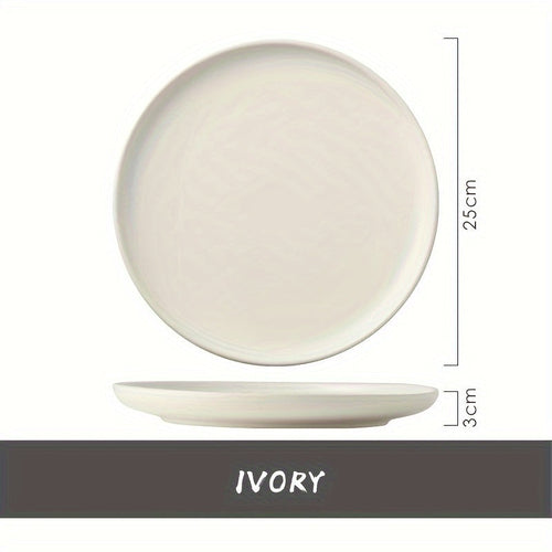 Nordic Style Ceramic Plate for Dining and Decor