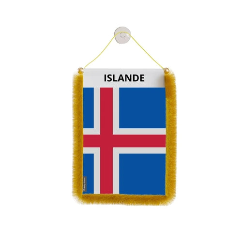 Fanion de Voiture Islande