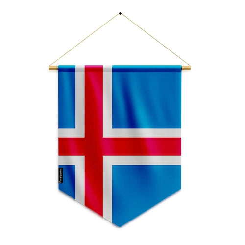 Fanion Drapeau Islande en Polyester