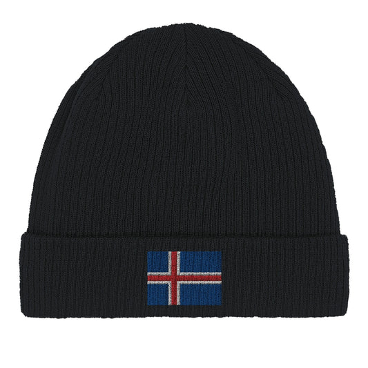 Bonnet en coton Drapeau de l'Islande