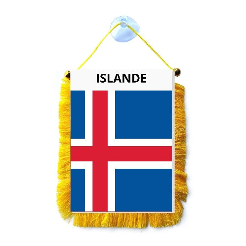 Fanion de Voiture Islande