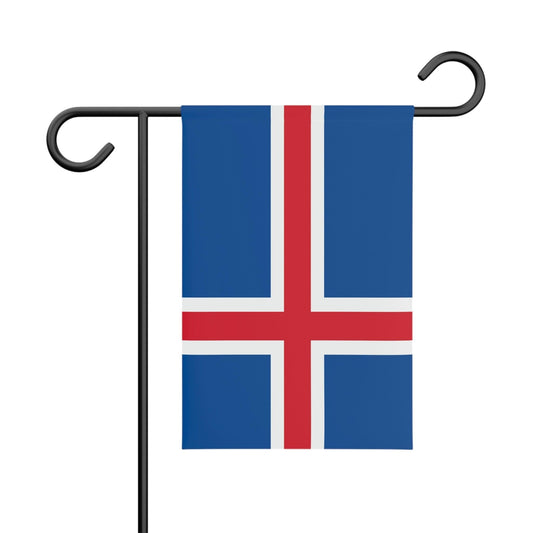 Drapeau Jardin de l'Islande 100 % polyester impression recto-verso