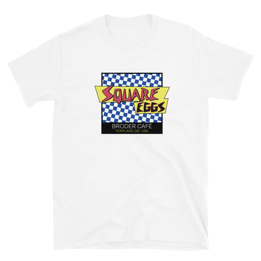 Square Eggs! Broder Cafe T-Shirt - Unisex